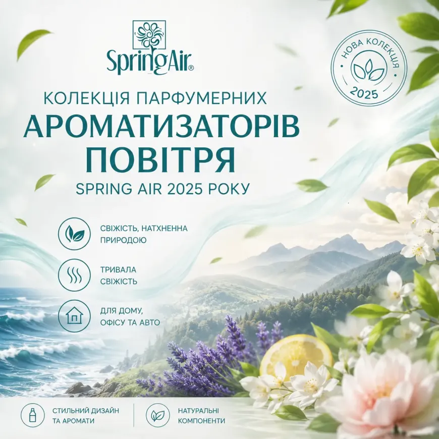 Колекція парфумерних ароматів Spring Air 2025 року