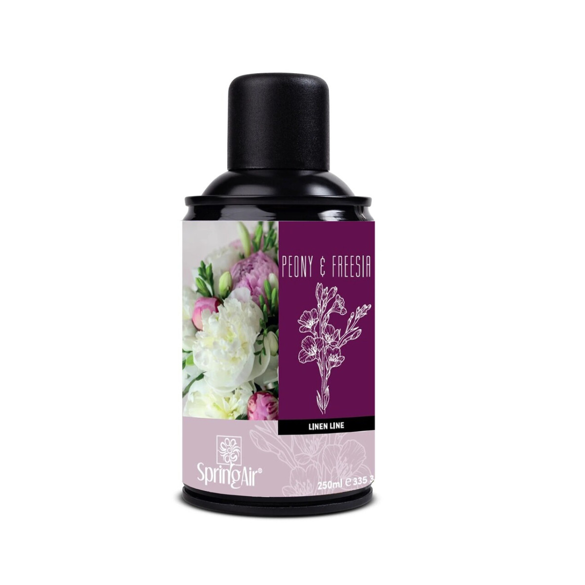 Аерозоль Spring Air® Peony & Fresia 250 мл — ноти вишуканої квіткової свіжості 