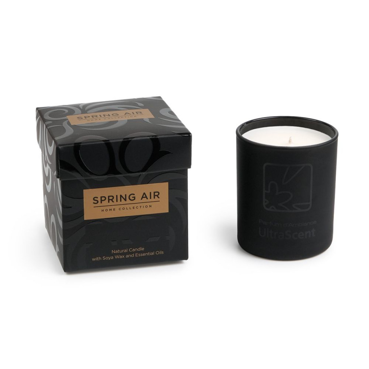 Парфумована соєва свічка премiум-класу Bitter Almond - Гіркий мигдаль Spring Air® UltraScent LUXURY SOYA